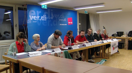 ver.di-Pressekonferenz zur Tarifrunde der Länder (Quelle: BWeins)