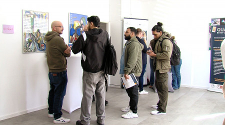 Matchday - Ausbildungsmesse f&uuml;r Gefl&uuml;chtete (Quelle: RTF.1)