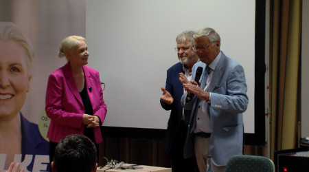 Silke Kurz und Wolfgang Bosbach (Quelle: RTF.1)